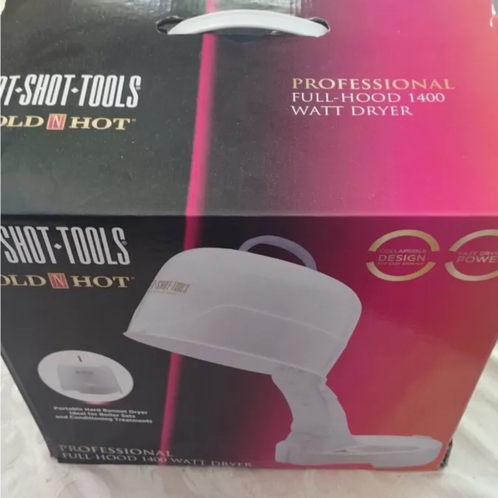 Gold 'N Hot Professional Full-Hood 1400 Watt Dryer - White